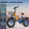 Ridstar MN-20 Electric Bike 1000W Motor 15AH Battery Foldable City Commuter E-bike